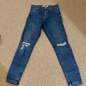Topshop - Jamie Ankle Ripped Skinny Jeans